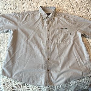 Woolrich Mens Button Down Short Sleeve Shirt